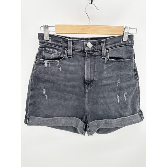Urban Outfitters BDG Mom High-Rise Black Denim Jean Shorts Women's Size 26W - Picture 1 of 7